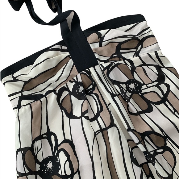 100% silk BCBGMAXAZRIA mini dress SIZE 4 - Picture 5 of 8